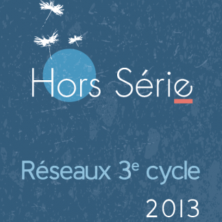 Hors serie - Reseaux 3e cycle - 2013 - page couverture